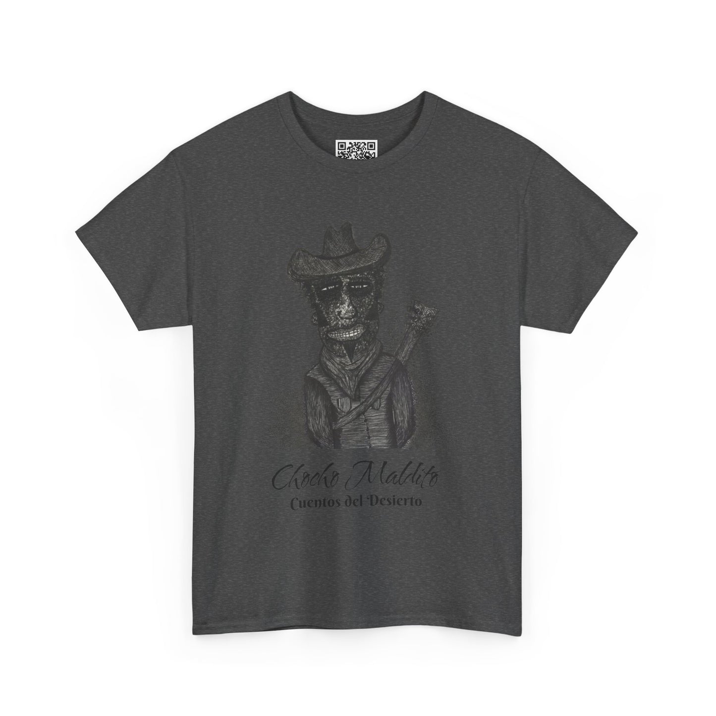 Chacho Maldito Graphic Unisex Heavy Cotton Tee - Cuentos del Desierto Design