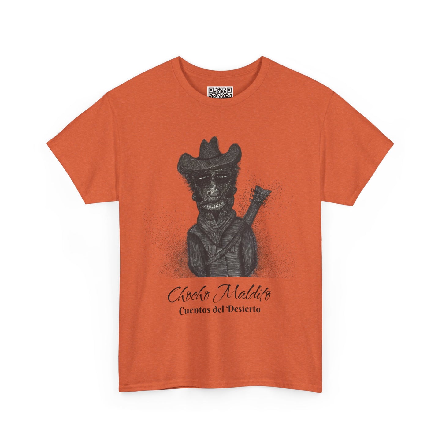 Chacho Maldito Graphic Unisex Heavy Cotton Tee - Cuentos del Desierto Design