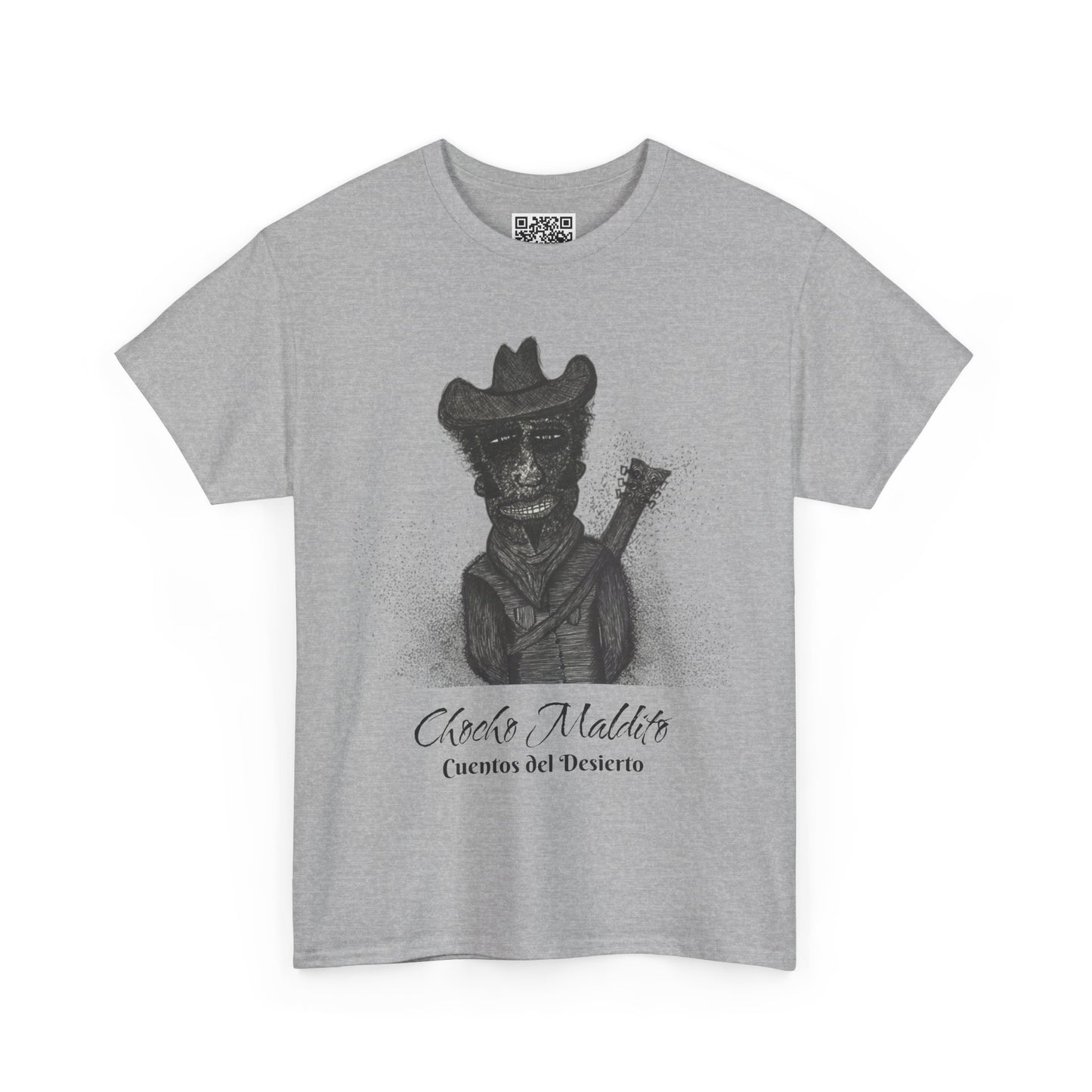 Chacho Maldito Graphic Unisex Heavy Cotton Tee - Cuentos del Desierto Design