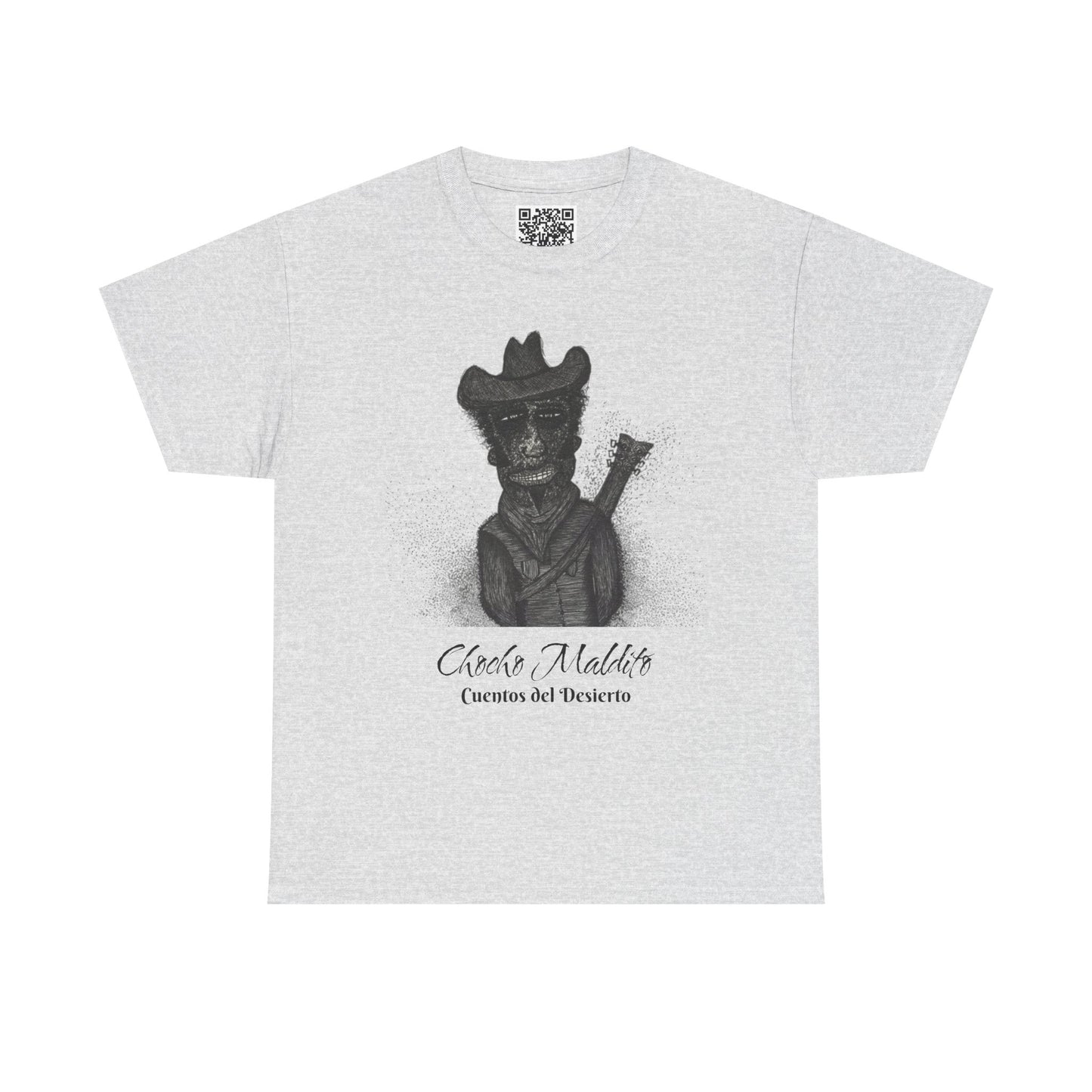 Chacho Maldito Graphic Unisex Heavy Cotton Tee - Cuentos del Desierto Design