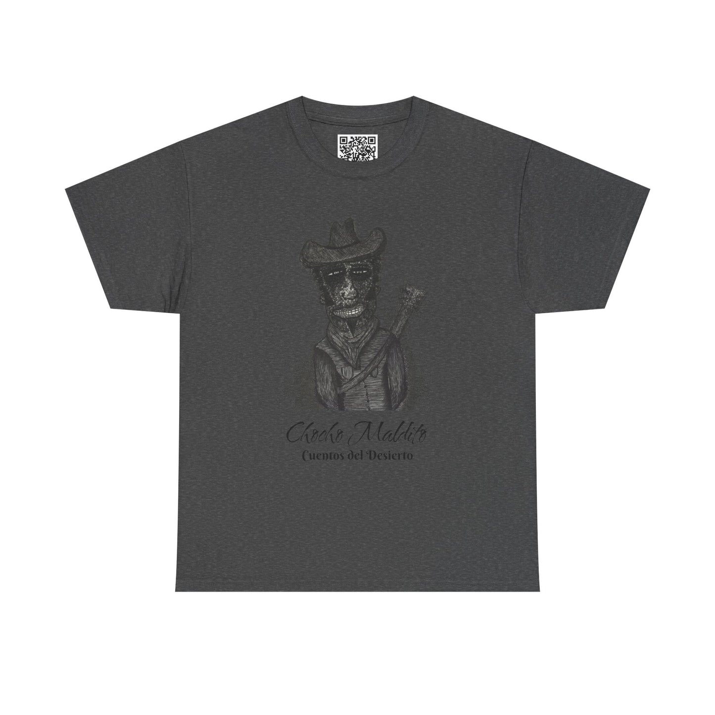Chacho Maldito Graphic Unisex Heavy Cotton Tee - Cuentos del Desierto Design