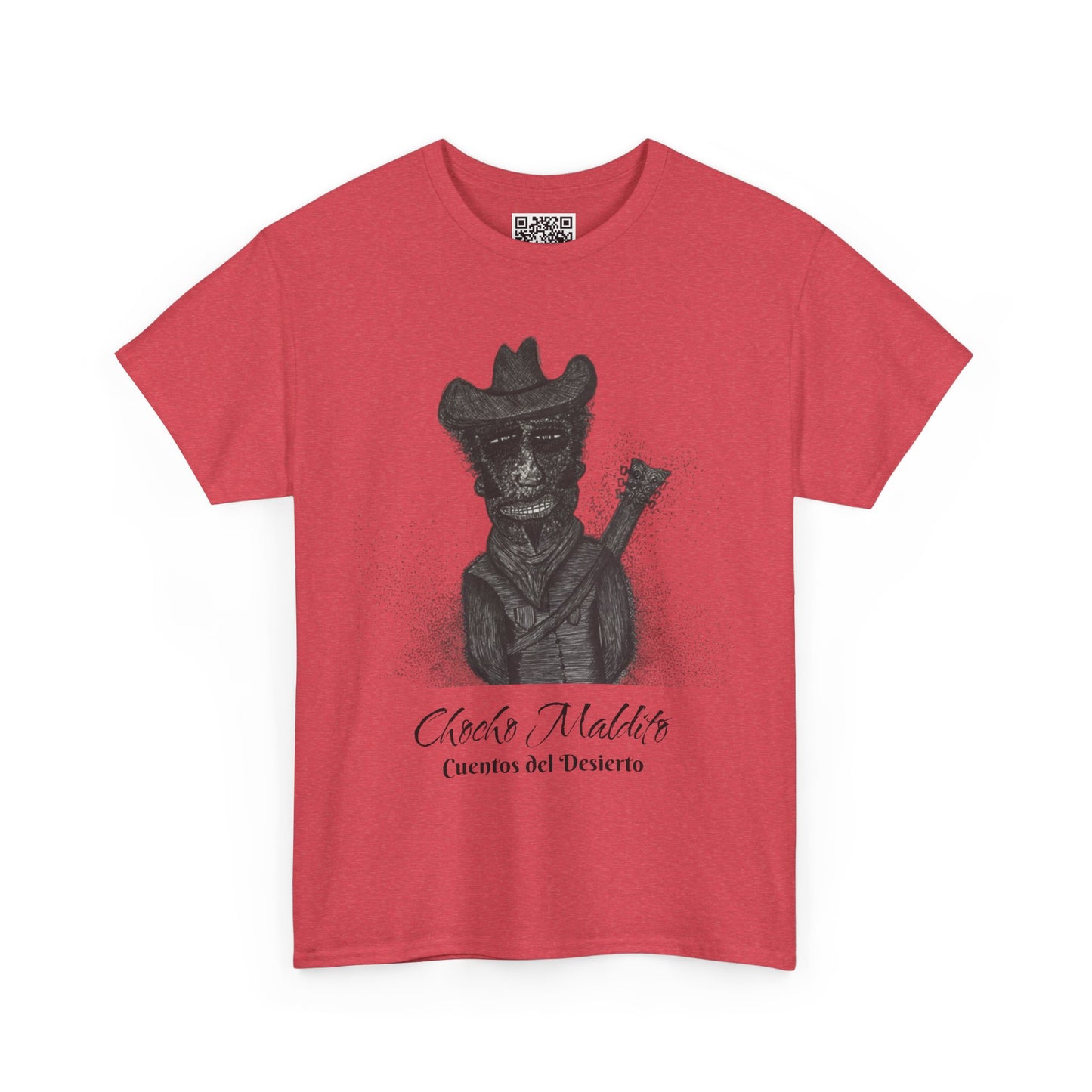 Chacho Maldito Graphic Unisex Heavy Cotton Tee - Cuentos del Desierto Design