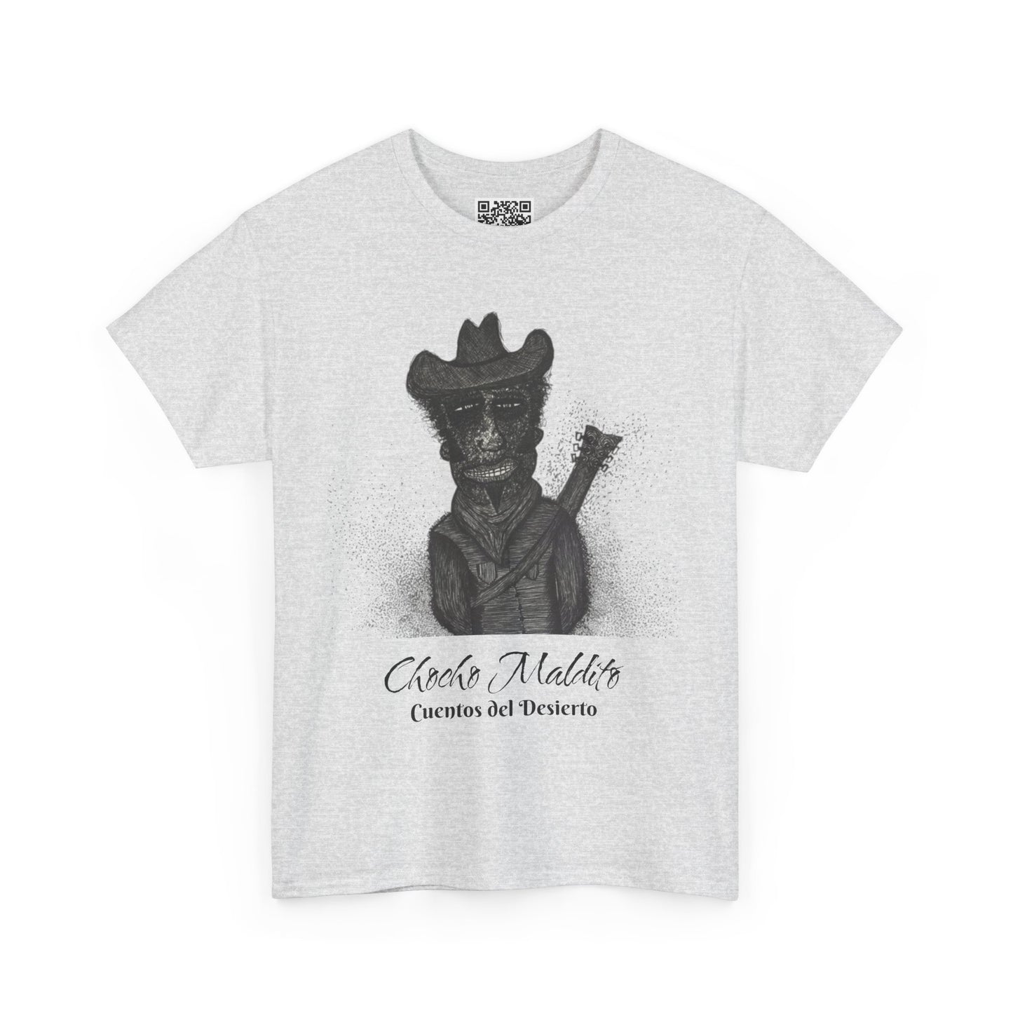 Chacho Maldito Graphic Unisex Heavy Cotton Tee - Cuentos del Desierto Design