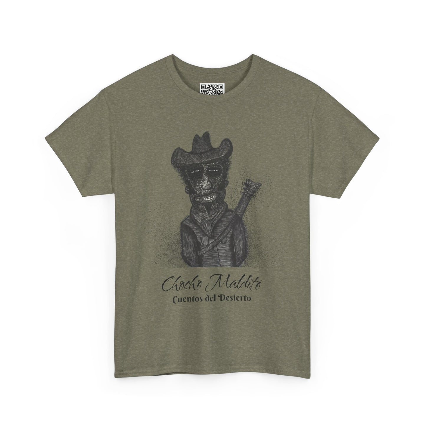 Chacho Maldito Graphic Unisex Heavy Cotton Tee - Cuentos del Desierto Design