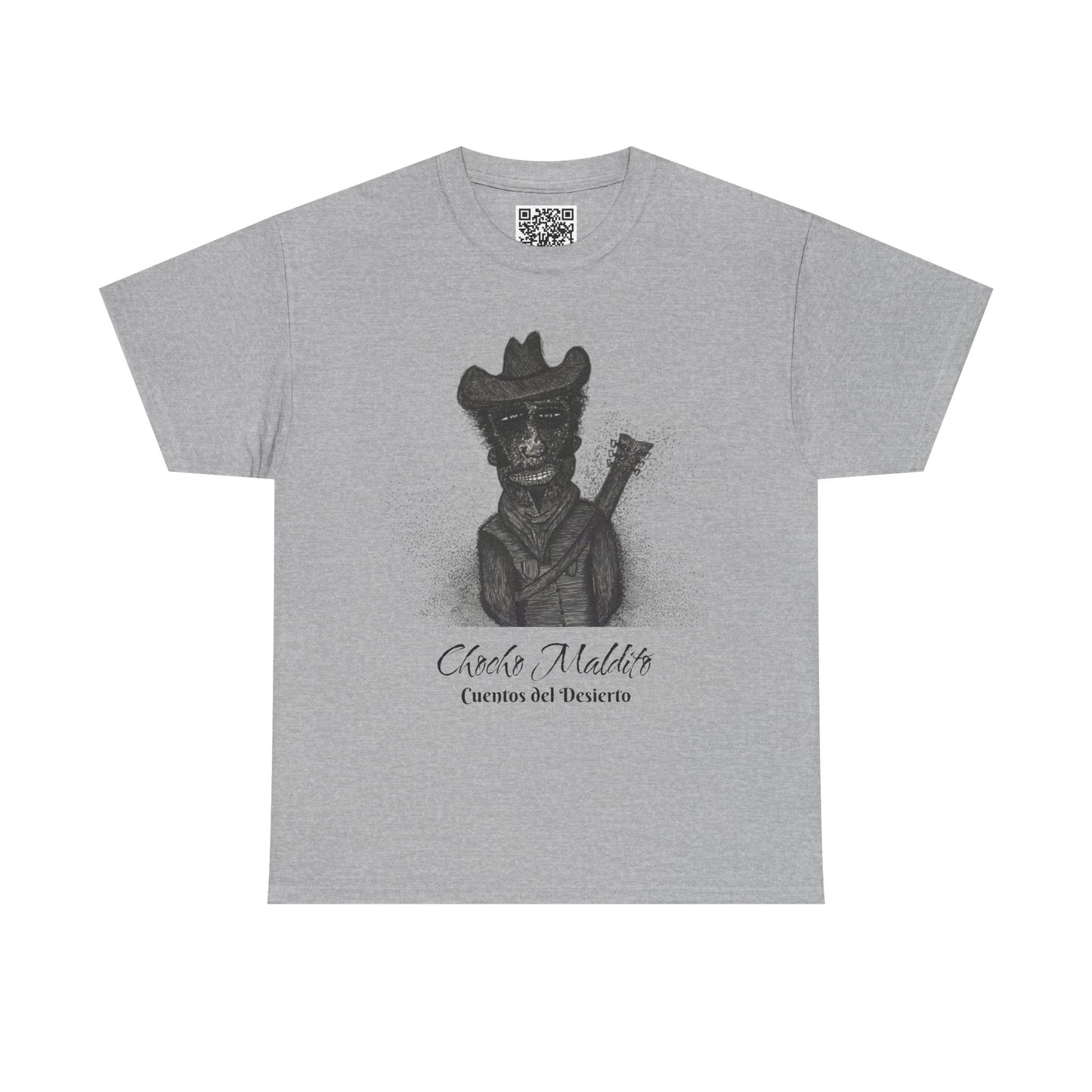 Chacho Maldito Graphic Unisex Heavy Cotton Tee - Cuentos del Desierto Design