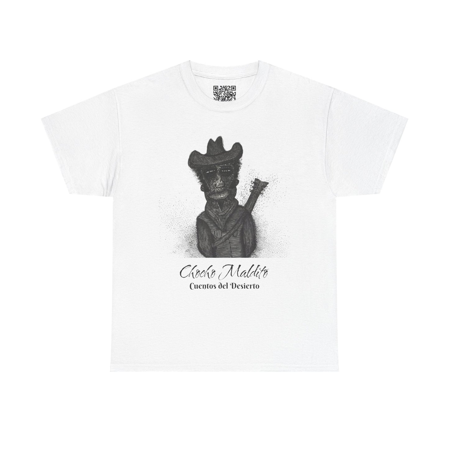 Chacho Maldito Graphic Unisex Heavy Cotton Tee - Cuentos del Desierto Design