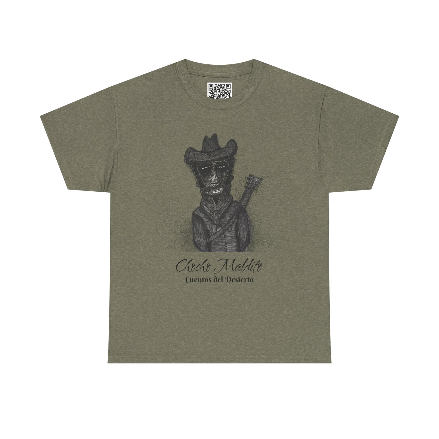 Chacho Maldito Graphic Unisex Heavy Cotton Tee - Cuentos del Desierto Design
