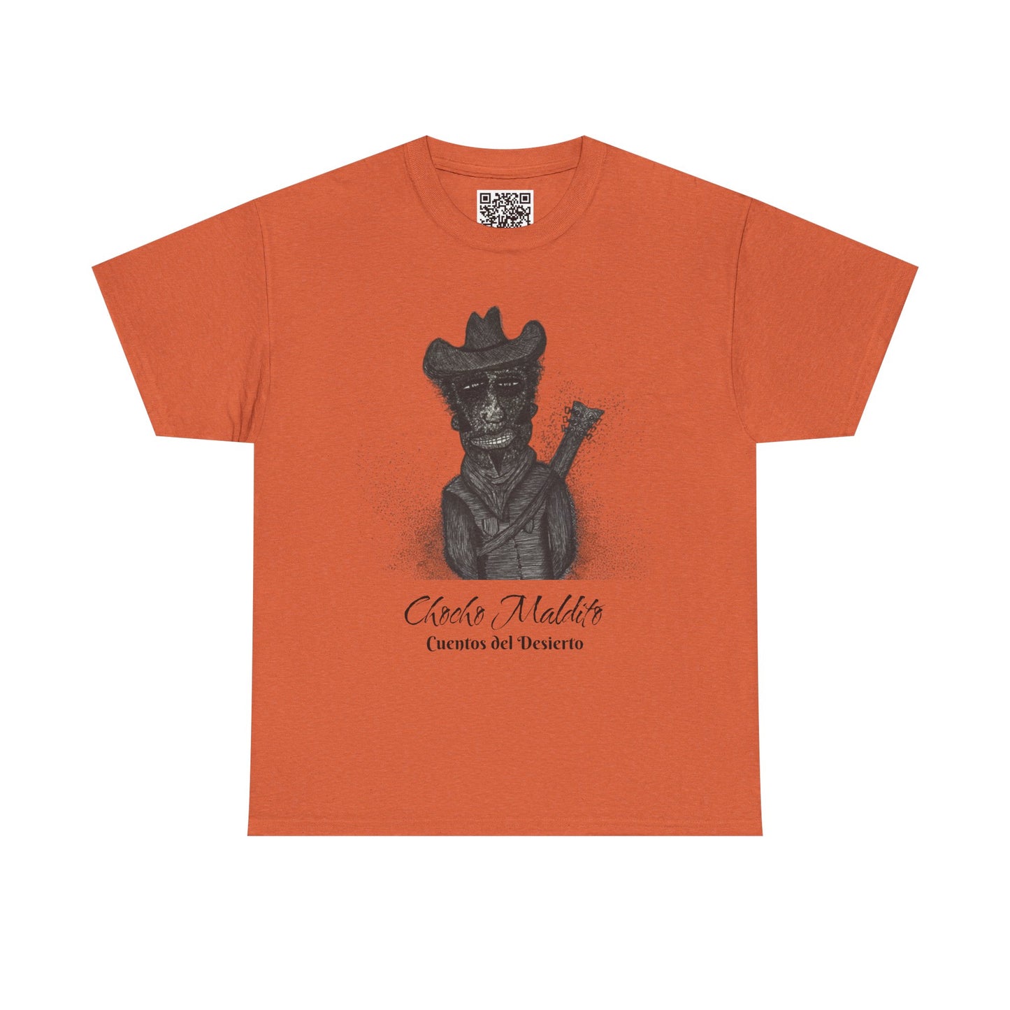 Chacho Maldito Graphic Unisex Heavy Cotton Tee - Cuentos del Desierto Design